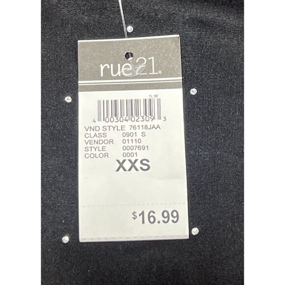 Rue 21 - Women's Short Sleeves T-Shirt - Black - XXS - Picture 8 of 10